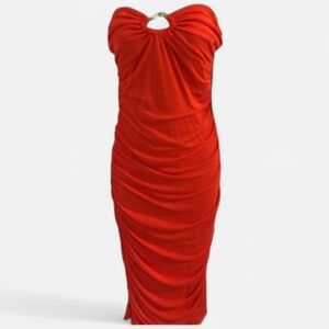 Madden Girl Strapless Ruched Dress Size Medium NWT